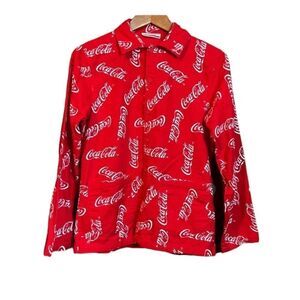 3 for $30! Coca Cola brand pj flannel top‎